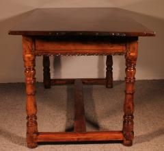 Spanish Renaissance Desk In Walnut 17th Century - 3391986