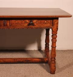 Spanish Renaissance Desk In Walnut 17th Century - 3391989