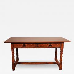 Spanish Renaissance Desk In Walnut 17th Century - 3393726