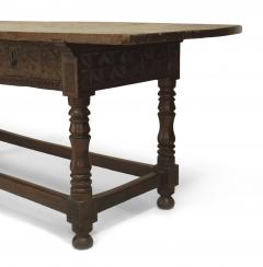 Spanish Renaissance Oak Refectory Table - 4625996