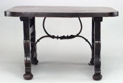 Spanish Renaissance Style Walnut Center Table - 1424250