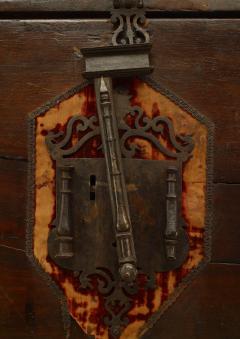 Spanish Renaissance Style Walnut Wrought Iron Vargueno - 2798751