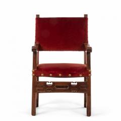 Spanish Renaissance Walnut Arm Chair - 1404252
