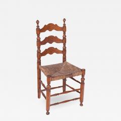 Spanish Rustic Turned Side Chair - 2532402