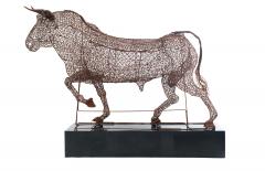 Spanish Style Life Size Wire Bull - 4197734