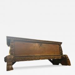 Spanish Walnut Cassapanca - 4629425