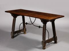 Spanish Walnut Trestle Table 17th C - 3161570