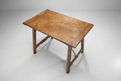 Spanish Walnut and Wrought Iron Table Spain late 18th century - 3385393