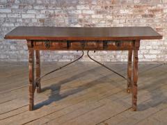 Spanish late Baroque 18th Century Desk or Writing Table or console table - 4244293
