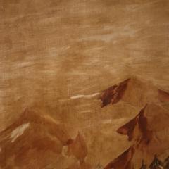 Spanish painting landscape with mountains - 3983415