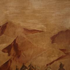 Spanish painting landscape with mountains - 3983421