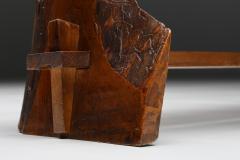 Special Shaped Burl Wabi Sabi Bench 1950s - 2460619