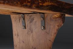 Special Shaped Burl Wabi Sabi Bench 1950s - 2460620