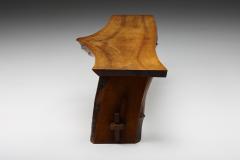 Special Shaped Burl Wabi Sabi Bench 1950s - 2460651