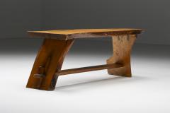 Special Shaped Burl Wabi Sabi Bench 1950s - 2460658