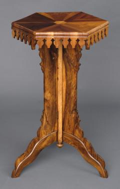 Specimen Wood Pedestal Table - 123688