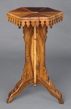 Specimen Wood Pedestal Table - 123690