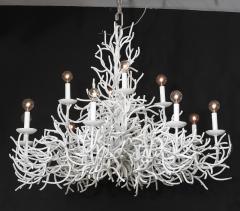 Spectacular 12 Candelabra Light Faux Coral Chandelier - 3953777