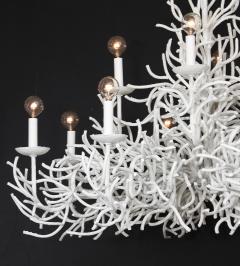 Spectacular 12 Candelabra Light Faux Coral Chandelier - 3953780