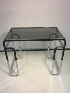 Spectacular 1970s Italian Modern Chrome Desk and Chair - 428447