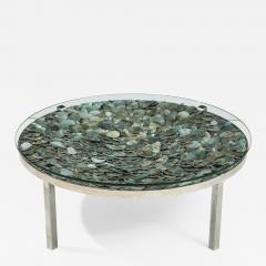 Spectacular Abalone Shell Coffee Table  - 1551340