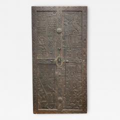 Spectacular Bamoun door end of XIX century from Sultan NJOYA Palace  - 3167529