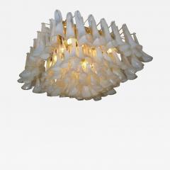 Spectacular Murano Glass Petal Chandelier or Flush Mount - 1525716