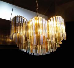 Spectacular Oval Shaped Multi Color Murano Glass Chandelier 1970 - 2399993