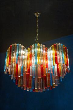 Spectacular Oval Shaped Multi Color Triedi Murano Glass Chandelier - 3051582