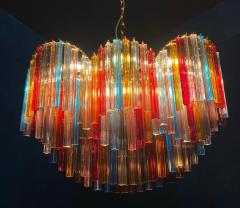 Spectacular Oval Shaped Multi Color Triedi Murano Glass Chandelier - 3051585