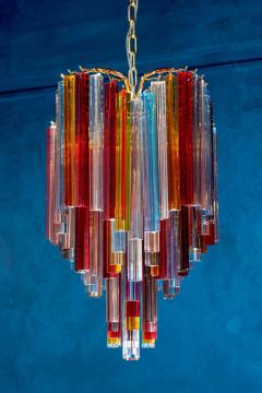 Spectacular Oval Shaped Multi Color Triedi Murano Glass Chandelier - 3051589