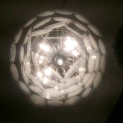 Spectacular Pair of Murano Disc Chandeliers by Vistosi 1970s - 2950119