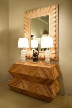 Spectacular Sculptural Chest of Drawers in Bamboo 1970s - 1147727