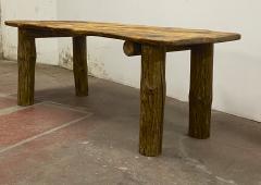 Spectacular organic brutalist unique dinning or work table - 1892324