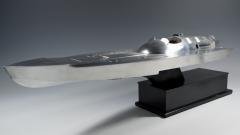 Speedboat Model Aluminum Sculpture Water Speed Record Holder 1933 - 552108