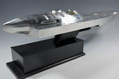 Speedboat Model Aluminum Sculpture Water Speed Record Holder 1933 - 552109