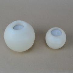 Sphere white Onyx Candle Holder - 2281747