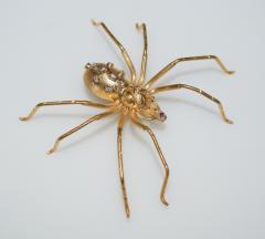 Spider 18 K Gold and Diamonds Brooch - 1124171