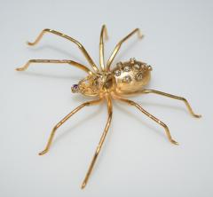 Spider 18 K Gold and Diamonds Brooch - 1124172