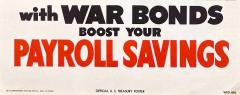 Spike the Axis with War Bonds Boost Your Payroll Savings  - 4039388