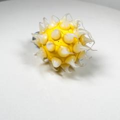 Spiked Yellow Bulb Modern Pop Art UBO Light Silicone Drops - 3085544