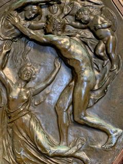 Spirit Rising Large Bronze Sculptural Relief Panel  - 4172779