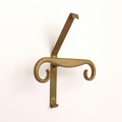 Splendid Sculptural Italian Brass Coat Hangers 1940s - 1135011