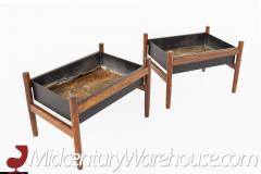 Spottrup Danish Mid Century Rosewood Planter Pair - 2570151