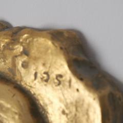 Spring Wall Relief by W in Aaltonen Gilded Plaster Finland 1951 - 4600226