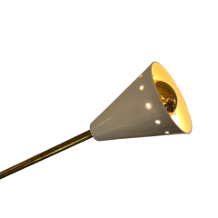 Sputnik Chandelier Coloured Brass Spotlights 1970s - 4004509