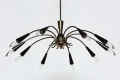 Sputnik brass chandelier - 1748078