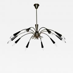 Sputnik brass chandelier - 1750131
