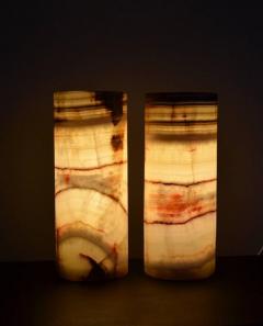 Square Base Onyx Table Lamp - 870191