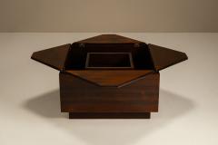 Square Coffee Table with Storage Space Italy 1960s - 4451002